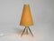 Mid-Century Brass Tripod Table Lamp, 1950s, Image 3