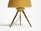 Mid-Century Brass Tripod Table Lamp, 1950s 6