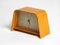 Electro Table Clock with Curved Teak Plywood Casing, Image 4