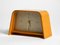 Electro Table Clock with Curved Teak Plywood Casing, Image 3