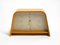 Orologio da tavolo elettrico con cassa in multistrato di teak curvo, Immagine 16
