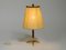 Small Mid-Century Brass Star Base Table Lamp from Kalmar, Image 16