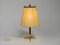 Small Mid-Century Brass Star Base Table Lamp from Kalmar, Image 5