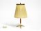 Small Mid-Century Brass Star Base Table Lamp from Kalmar 15