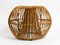 Taburete italiano de bambú y ratán, años 60, Imagen 17