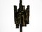 Large Italian Sculptural Brutalist Iron Candleholder by Marcello Fantoni, 1950s, Image 6