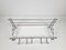 Vintage Art Deco Aluminum Coat Rack 10