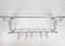 Vintage Art Deco Aluminum Coat Rack 8