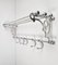 Vintage Art Deco Aluminum Coat Rack, Image 1