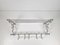 Vintage Art Deco Aluminum Coat Rack, Image 11