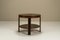 Amsterdam School Round Side Table in Oak and Ebony, Netherlands, 1930s, Image 2