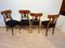 German Biedermeier Chairs in Cherry Veneer, 1830, Set of 4 2