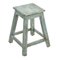 Vintage Patinated Wooden Stool, Image 1