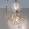 Mid-Century Modern Pendant Lamp in Clear Acrylic Glass, Wire and Brass, 1970s 17