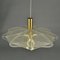 Mid-Century Modern Pendant Lamp in Acrylic Glass, Wire and Brass, 1970s 2