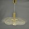 Mid-Century Modern Pendant Lamp in Acrylic Glass, Wire and Brass, 1970s, Image 9