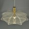 Mid-Century Modern Pendant Lamp in Acrylic Glass, Wire and Brass, 1970s, Image 13