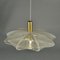 Mid-Century Modern Pendant Lamp in Acrylic Glass, Wire and Brass, 1970s 4