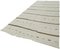 Tapis Kilim en Chanvre Blanc, 2000s 2