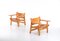 Spanish Chairs attributed to Børge Mogensen, 1960s, Set of 2 2