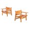 Spanish Chairs attributed to Børge Mogensen, 1960s, Set of 2, Image 1