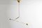 Postmodern Minimum Brass Balancing Counterweight Lamp, 1980s 1