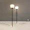 Italian Modern Floor Lamps in Brass, Glass and Metal, 1950s, Set of 2 11