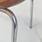 Fauteuils Modernes en Cuir Marron et Acier Plaqué Chrome de Cassina, 1970s, Set de 2 13