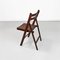 Italian Modern Folding Chairs in Teak, 1960s, Set of 3, Image 3