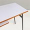 Italian Modern Blue Formica and Black Metal Desk, 1960s, Image 6