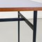 Italian Modern Blue Formica and Black Metal Desk, 1960s 10