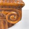 Italian Modern Ionic Capital Centerpiece Bowl in Brown Ceramic, 1980s 7