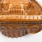 Italian Modern Ionic Capital Centerpiece Bowl in Brown Ceramic, 1980s 10