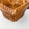 Italian Modern Ionic Capital Centerpiece Bowl in Brown Ceramic, 1980s 8