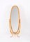 Mid-Century Italian Full-Lenght Pivot Floor Mirror in Rattan and Bamboo, 1960 5