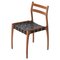 Mid-Century Italian Chair in Oak and Leather by Palange for Montina, 1960s, Image 1