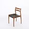 Italienischer Mid-Century Stuhl aus Eiche & Leder von Palange für Montina, 1960er 11