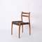 Mid-Century Italian Chair in Oak and Leather by Palange for Montina, 1960s, Image 2