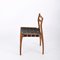 Mid-Century Italian Chair in Oak and Leather by Palange for Montina, 1960s, Image 4