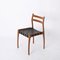 Italienischer Mid-Century Stuhl aus Eiche & Leder von Palange für Montina, 1960er 9
