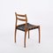 Mid-Century Italian Chair in Oak and Leather by Palange for Montina, 1960s 13
