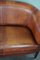 2,5-Seater Club Sofa in Cognac Cowhide Leather, Image 8