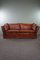 2.5 Seat Castle Bench in Cognac Leather 1