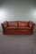 2.5 Seat Castle Bench in Cognac Leather, Image 1