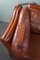 2.5 Seat Castle Bench in Cognac Leather, Image 7