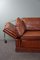 2.5 Seat Castle Bench in Cognac Leather, Image 11