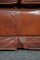 2.5 Seat Castle Bench in Cognac Leather 12
