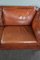 2.5 Seat Castle Bench in Cognac Leather 6