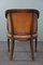 Cognac Colored Antique Leather Tubchair with Patina, Image 5