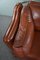 2 Seat Castle Bank Made from High -Quality Cattle Lecturer in Cognac Color 8